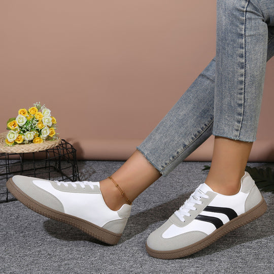 Damen Sportliche Sneakers mit weichem Obermaterial und rutschfester Sohle EB