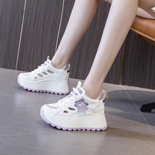 Damen Chunky Sneakers mit atmungsaktiver Mesh-Oberfläche und innovativer Dämpfung EB