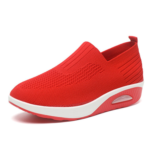 Damen Slip-On Sneakers mit atmungsaktivem Strickobermaterial von EB