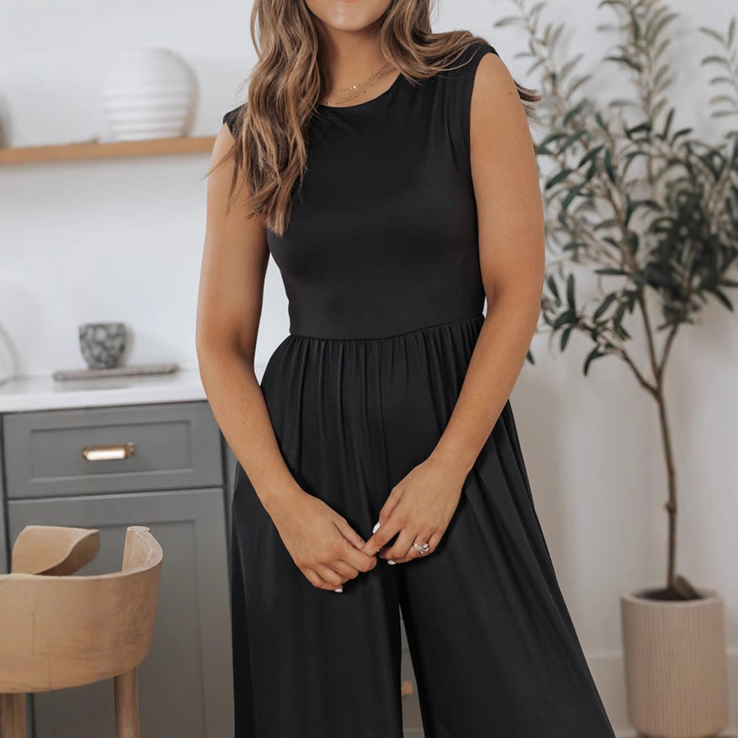 Damen Elegantes Maxikleid mit fließendem Schnitt EB