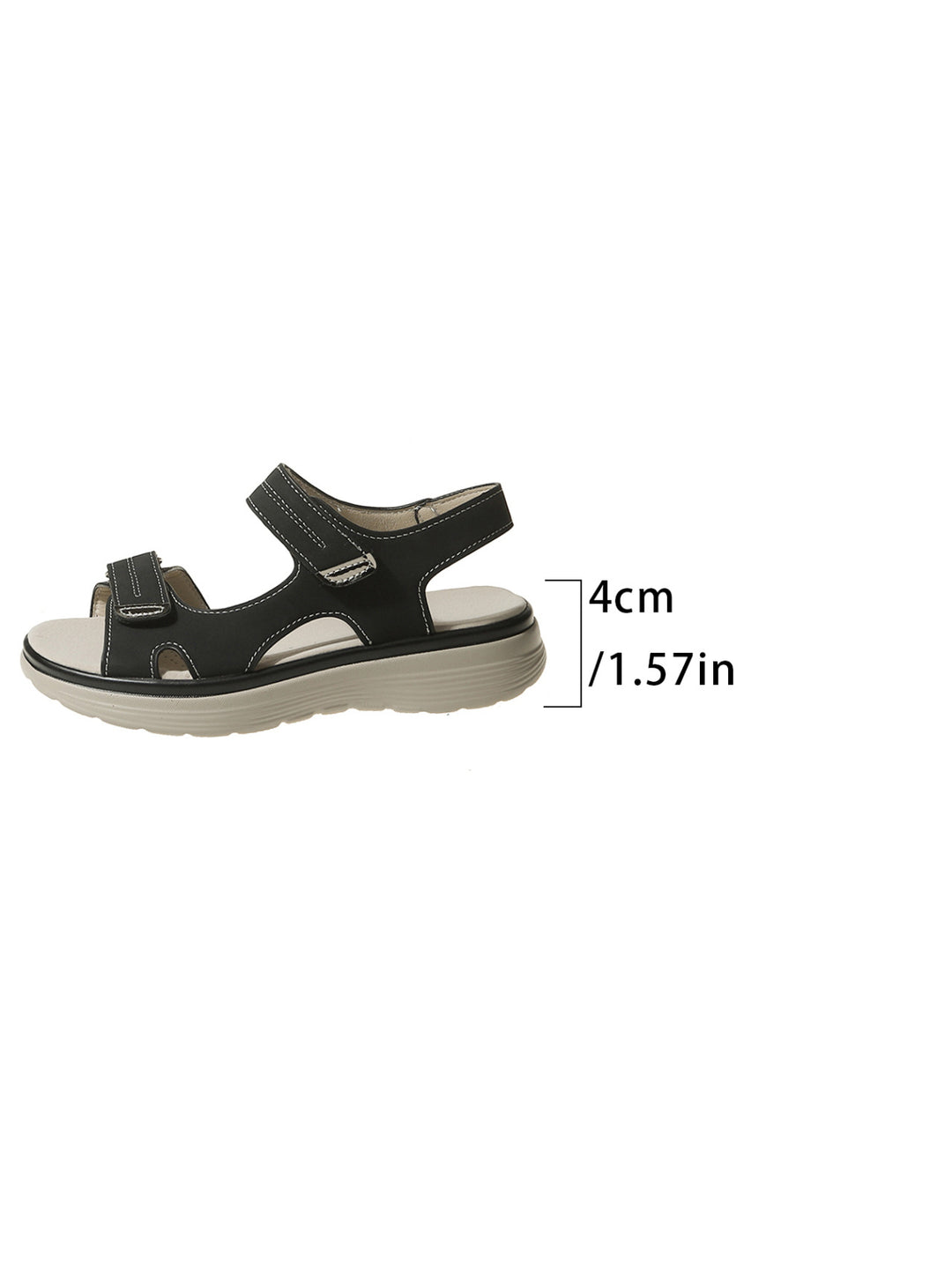 Damen Komfortable Sandalen mit verstellbaren Riemen und dämpfender Sohle EB