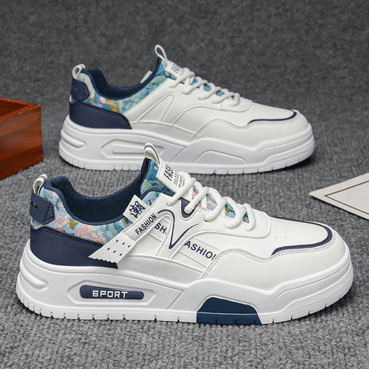 Damen Modische Sneakers mit floralen Akzenten und dämpfendem Sohlenprofil EB