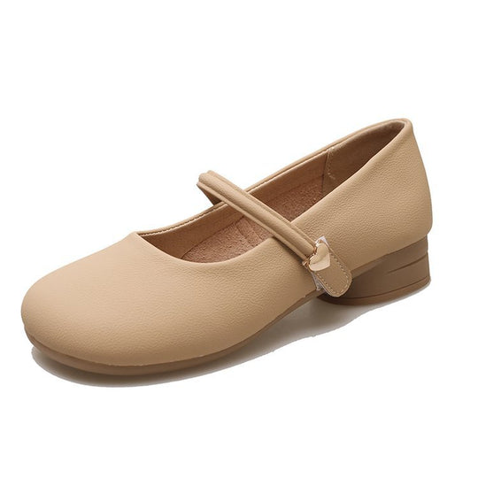 Damen Ballerinas mit verstellbarem Riemen und Komfortsohle EB