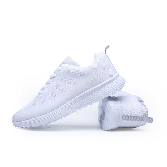 Damen Sportliche Laufschuhe mit atmungsaktiver Oberflächenstruktur und rutschfester Sohle EB