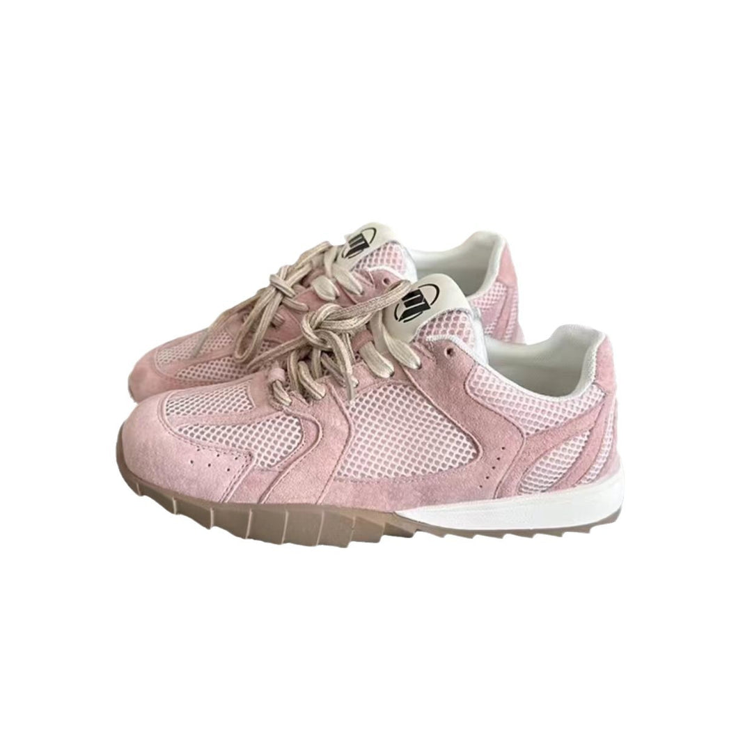 Damen Sportliche Sneakers mit atmungsaktiver Mesh-Oberfläche und rutschfester Laufsohle EB