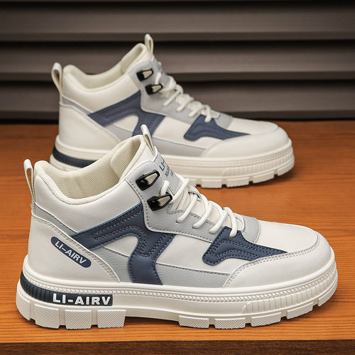 Damen Modische High-Top Sneakers mit strapazierfähigem Obermaterial und rutschfester Sohle EB