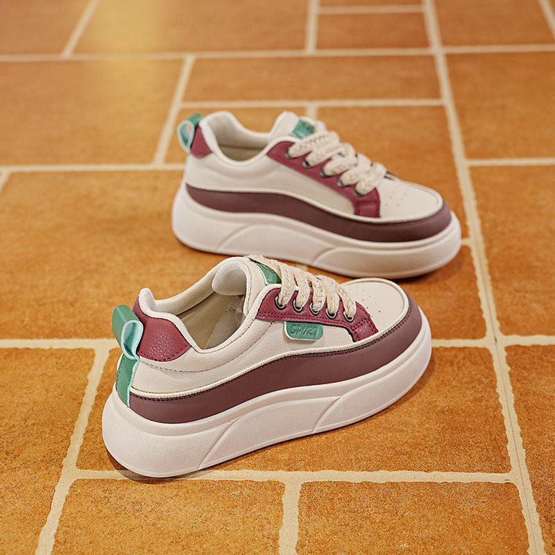 Damen Plateausneaker mit modischem Design und dämpfender Sohle EB