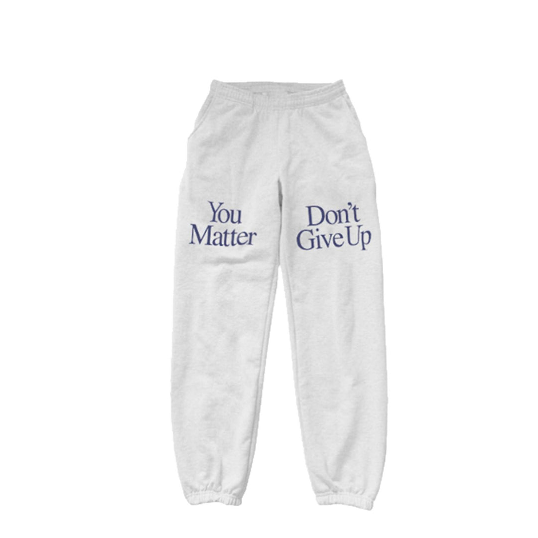 Damen Jogginghose mit motivierendem Schriftzug und elastischem Bund EB