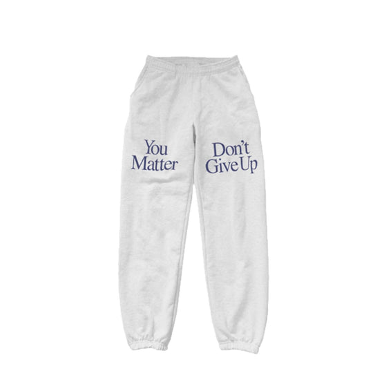 Damen Jogginghose mit motivierendem Schriftzug und elastischem Bund EB