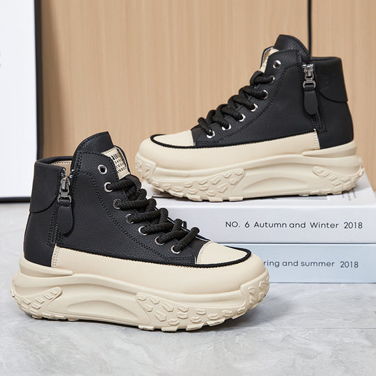 Damen Hochformatige Sneaker mit praktischer Reißverschlussseite EB