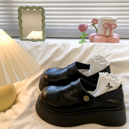 Damen modische Plateauschuhe mit elegantem Riemen und hervorragendem Tragekomfort EB