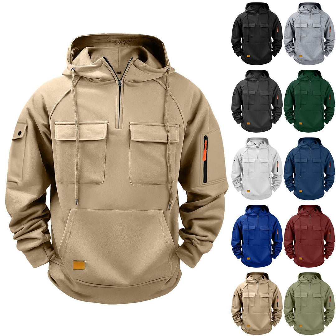 Herren Alltags-Hoodie mit praktischen Taschen EB