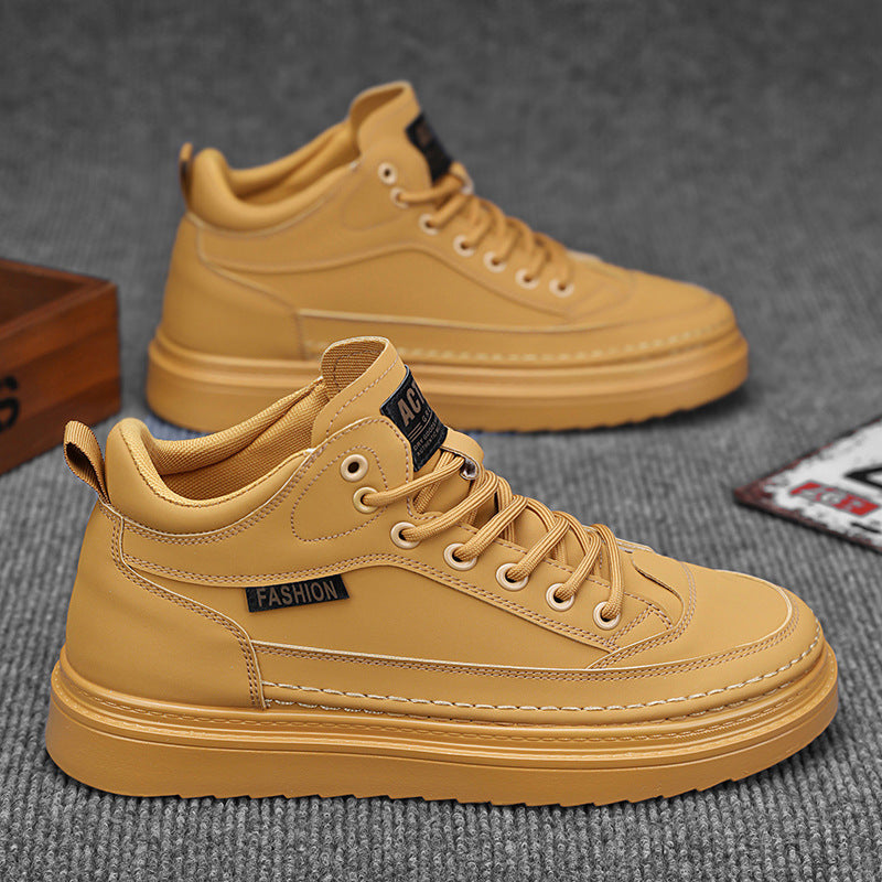 Damen Modische High-Top Sneakers mit rutschfester Sohle und Komfort-Futter EB