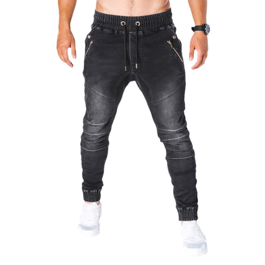 Herren Jogginghose im modernen Skinny Fit mit dehnbarer Baumwollmischung und sportlichen Details EB