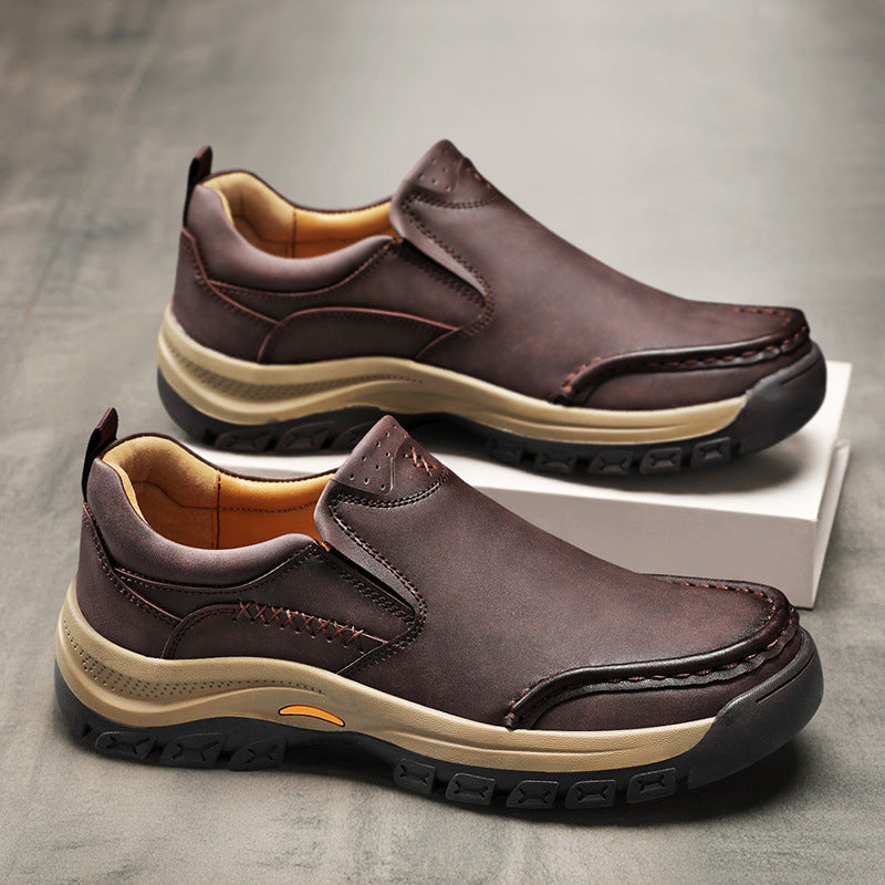 Herren Bequeme und strapazierfähige Slip-On Schuhe EB