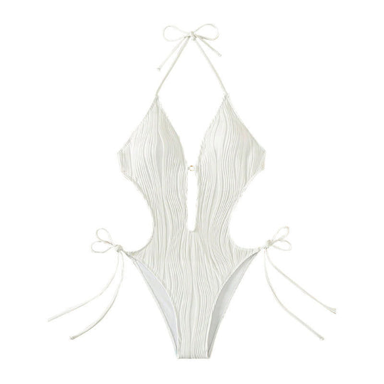Damen Cut-Out-Einteiler Badeanzug EB
