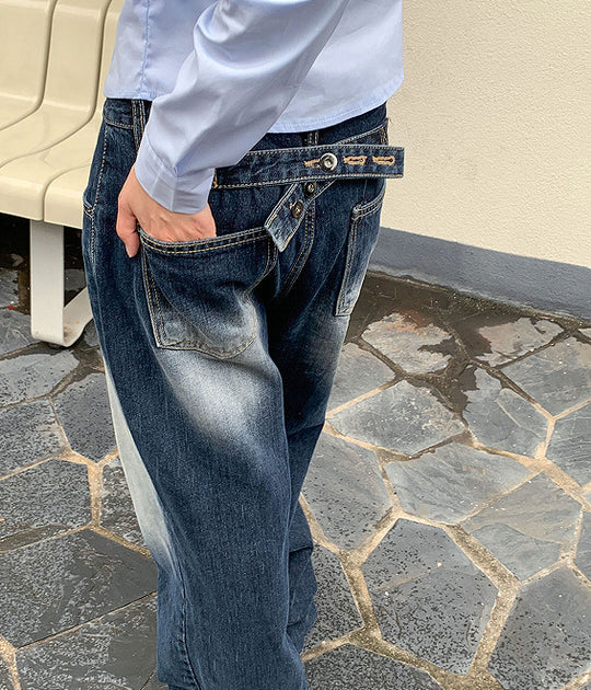Herren lässige Jeanshose EB