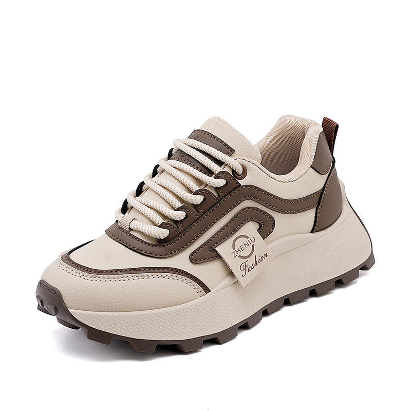 Damen Sportliche Sneakers mit rutschfester Profilsohle und atmungsaktivem Obermaterial EB