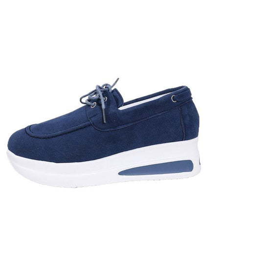 Damen modische Sneaker mit bequemem Plateau und verstärkter Sohle EB
