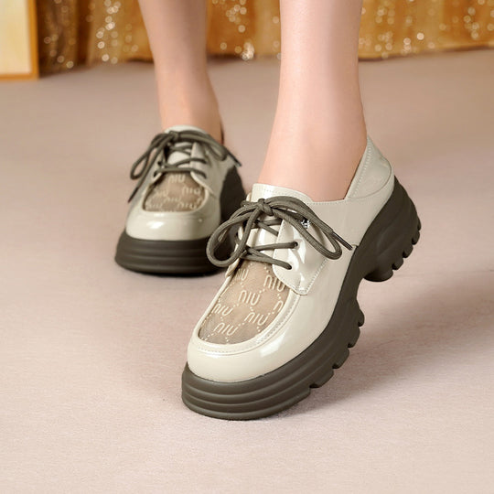 Damen Retro Chunky Slipper mit atmungsaktiver Mesh-Optik und rutschfester Sohle EB