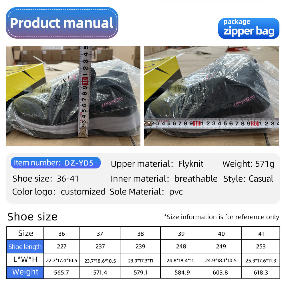 Damen Sportliche Strick-Sneaker mit rutschfester Sohle EB