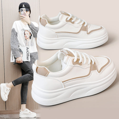 Damen Sportliche Sneaker mit trendiger Plateausohle und ergonomischer Dämpfung EB