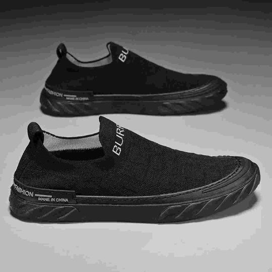 Damen Sportliche Slip-On Sneakers mit flexiblem Design und rutschfester Laufsohle EB