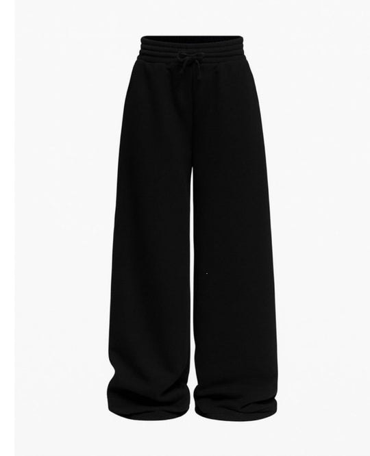 Unisex nan locker fallende Loungehose mit elastischem Kordelbund, Eingrifftaschen und geradem Bein EB