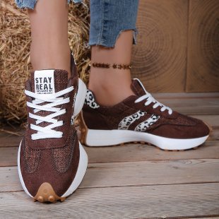 Damen Sportliche Sneaker mit atmungsaktivem Obermaterial und dämpfender Sohle EB