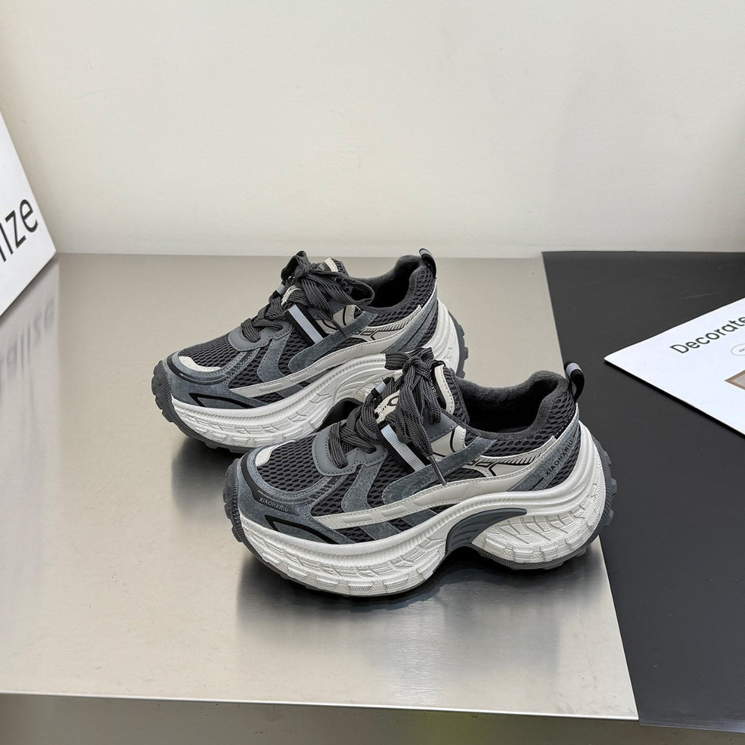 Damen sportliche Lauf-Sneaker mit atmungsaktivem Obermaterial und gepolsterter Sohle EB