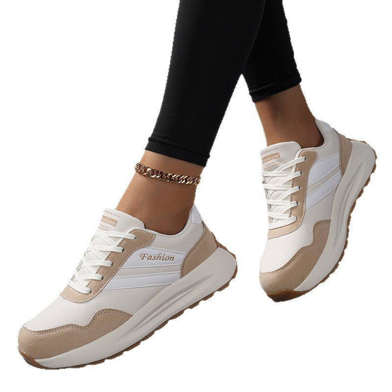 Damen Sportliche Lifestyle-Sneaker mit atmungsaktiver Obermaterialstruktur und rutschfester Sohle EB
