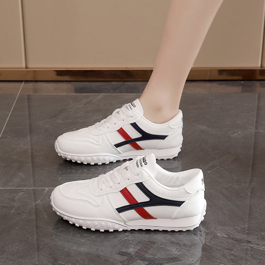 Damen Sportliche Sneakers mit rutschfester Profilsohle und stylischem Design EB