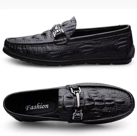 Herren Elegante Mokassins aus hochwertigem Leder mit modischem Detail EB