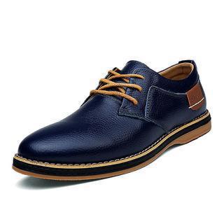 Herren Elegante und komfortable Schnürschuhe aus hochwertigem Leder EB