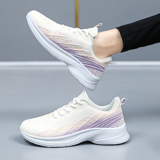 Damen Sportliche Laufschuhe aus atmungsaktivem Mesh mit flexibler Sohle EB
