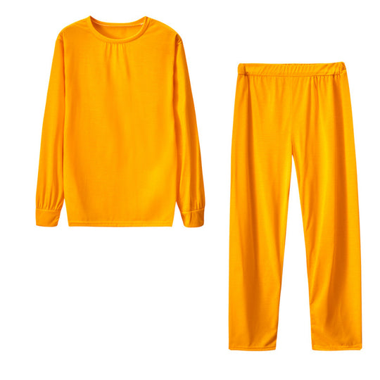 Damen Langarm Schlafanzug Set mit elastischen Hosen EB