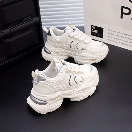 Damen Chunky Sneakers mit gepolsterter Laufsohle und atmungsaktivem Obermaterial EB