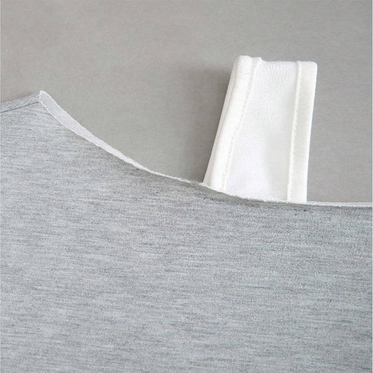 Damen cropped Off-Shoulder Sweatshirt mit einseitigem Träger, Ballonärmeln und Rippbündchen Eichborn Berlin