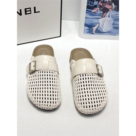 Damen komfortable Clogs mit modischem Riemendesign EB