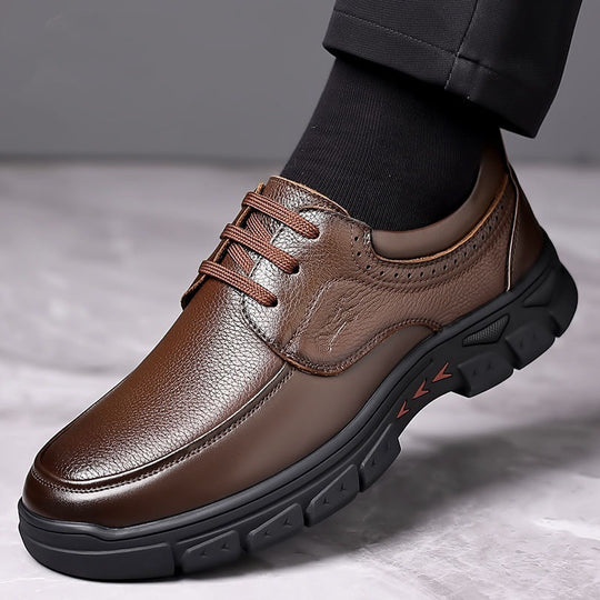 Damen modische Schnürschuhe aus hochwertigem Leder EB