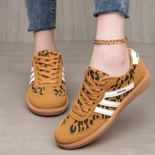 Damen Sportliche Sneakers mit rutschfester Gummisohle und modischem Design EB