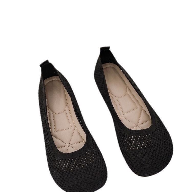 Damen Ballerinas mit atmungsaktivem Obermaterial und weicher Innensohle EB