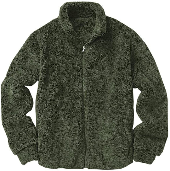 Herren Fleecejacke mit weichem Innenfutter und praktischen Taschen EB