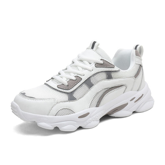 Damen Freizeit Sneakers mit atmungsaktiver Obermaterialstruktur und stoßdämpfender Sohle EB