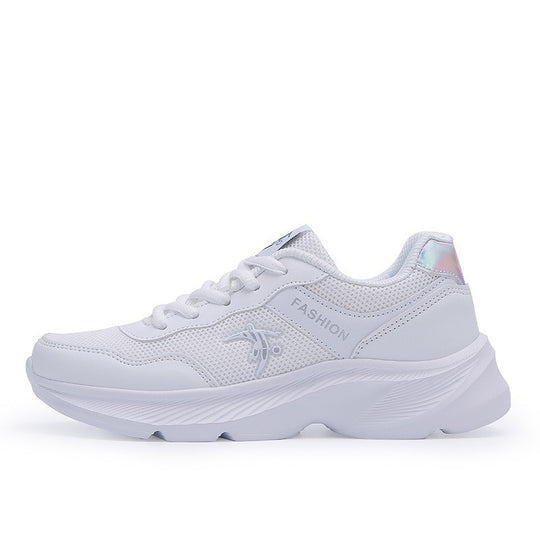 Damen Modische Sneaker mit atmungsaktiver Mesh-Oberfläche und flexibler Sohle EB