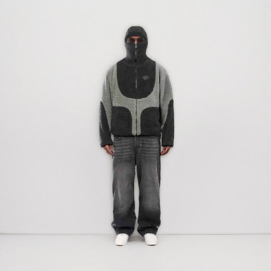 Damen Fleecejacke mit hohem Kragen und praktischen Reißverschlusstaschen EB
