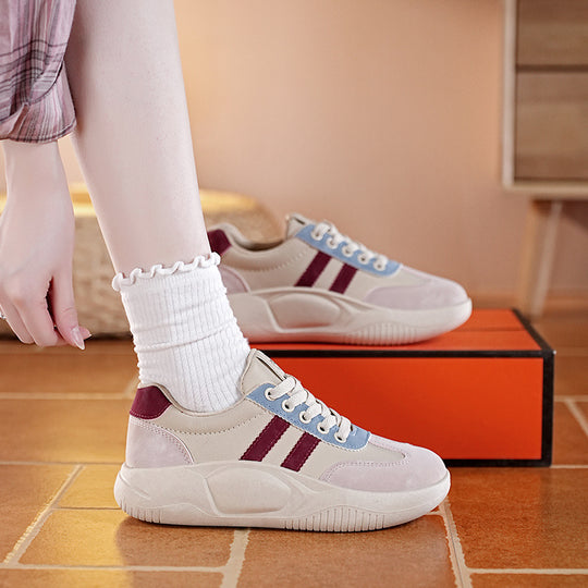 Damen komfortable Sneaker mit ergonomischer Dämpfung und sportlichem Design EB