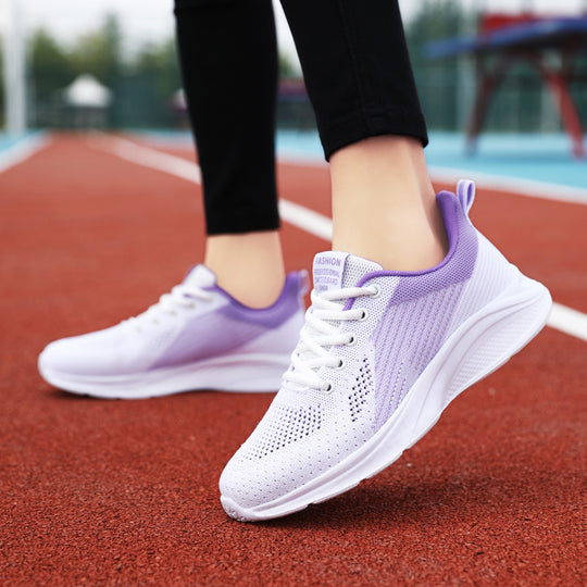 Damen Atmungsaktive Laufschuhe mit federleichter Sohle und elastischem Mesh-Obermaterial EB
