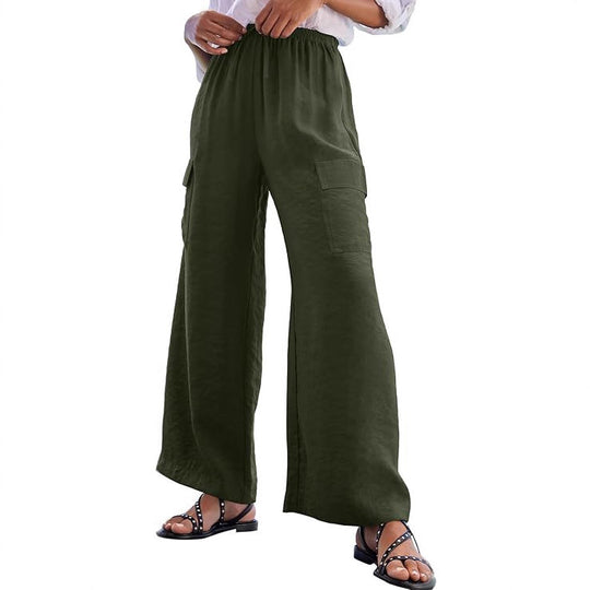 Damen Cargo-Hose aus leichtem Jersey EB