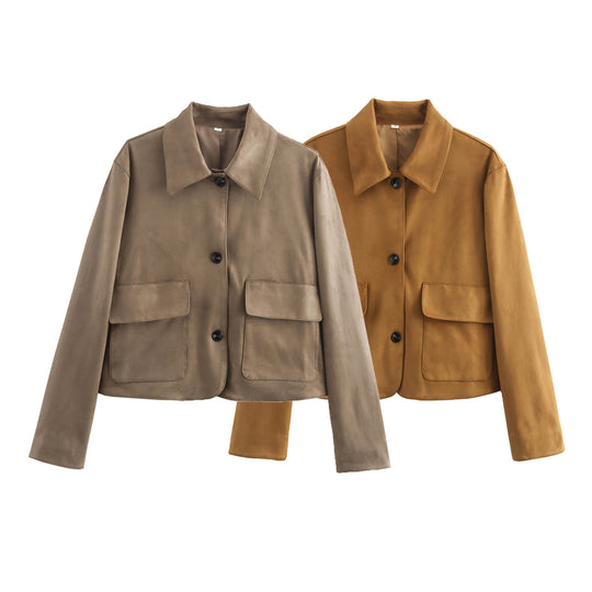 Damen trendige Synthetikjacke EB